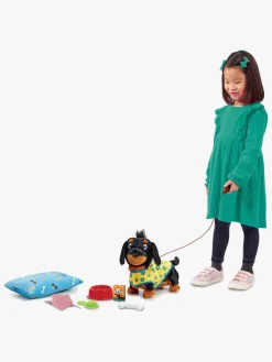 HappyPets Interaktivt Legetøj-Happy Pets Wiggle Jiggle Gravhund Deluxe Interaktiv Hund