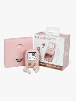 OTLTechnologies Elektronik & Media-Hello Kitty Høretelefoner In-Ear TWS med LED, Pink