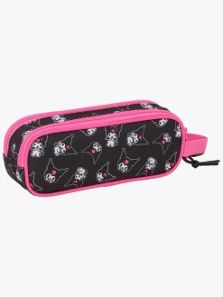 HelloKitty Hello Kitty Kuromi Dobbelt Penalhus, Lyserød/sort