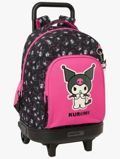 Børn HelloKitty Hello Kitty Kuromi  Kompakt Koffert 33L, Lyserød/sort