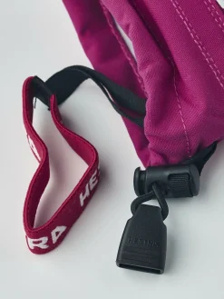 Børn Hestra Tilbehør|Vintertøj-Army Leather Heli Ski Handsker, Fuchsia