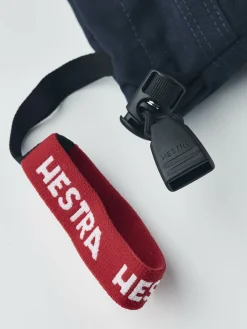 Børn Hestra Army Leather Heli Ski Handsker, Marin