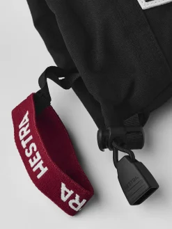 Børn Hestra Army Leather Heli Ski Handsker, Sort