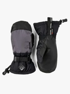 Børn Hestra Gauntlet CZone Jr Vanter, Graphite/Black