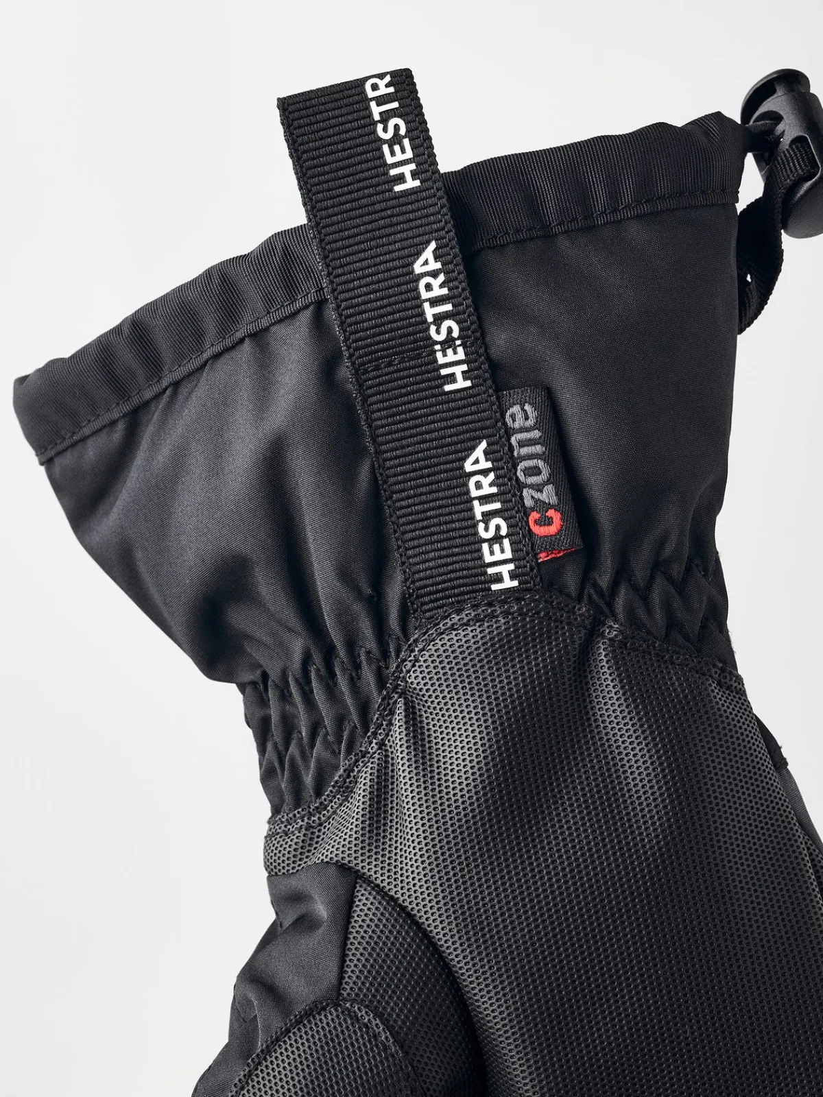 Børn Hestra Gauntlet CZone Jr Vanter, Graphite/Black