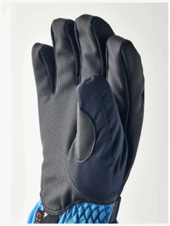 Tilbehør|Vintertøj|Hestra Gauntlet CZone JR Handsker, Dark Navy/Sky Blue