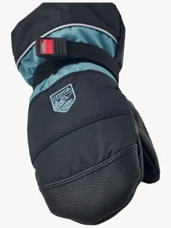 Børn Hestra Kids Czone Vanter, Black/Petrol
