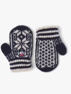 Børn Hestra Kid's Nordic Vanter, Navy/Offwhite