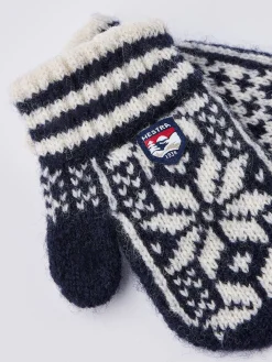Børn Hestra Kid's Nordic Vanter, Navy/Offwhite