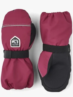 Børn Hestra Kid's Wool Terry Vanter, Fuchsia