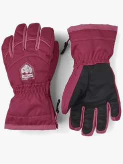 Tilbehør|Vintertøj|Hestra Sarri Zip JR Handsker, Orkidee/Fuchsia