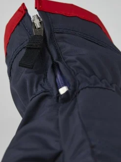 Børn Hestra Sarri Zip JR Handsker, Dark Navy/Ivory