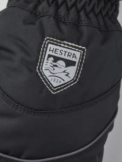 Børn Hestra Sarri Zip JR Vanter, Sort/Grafit