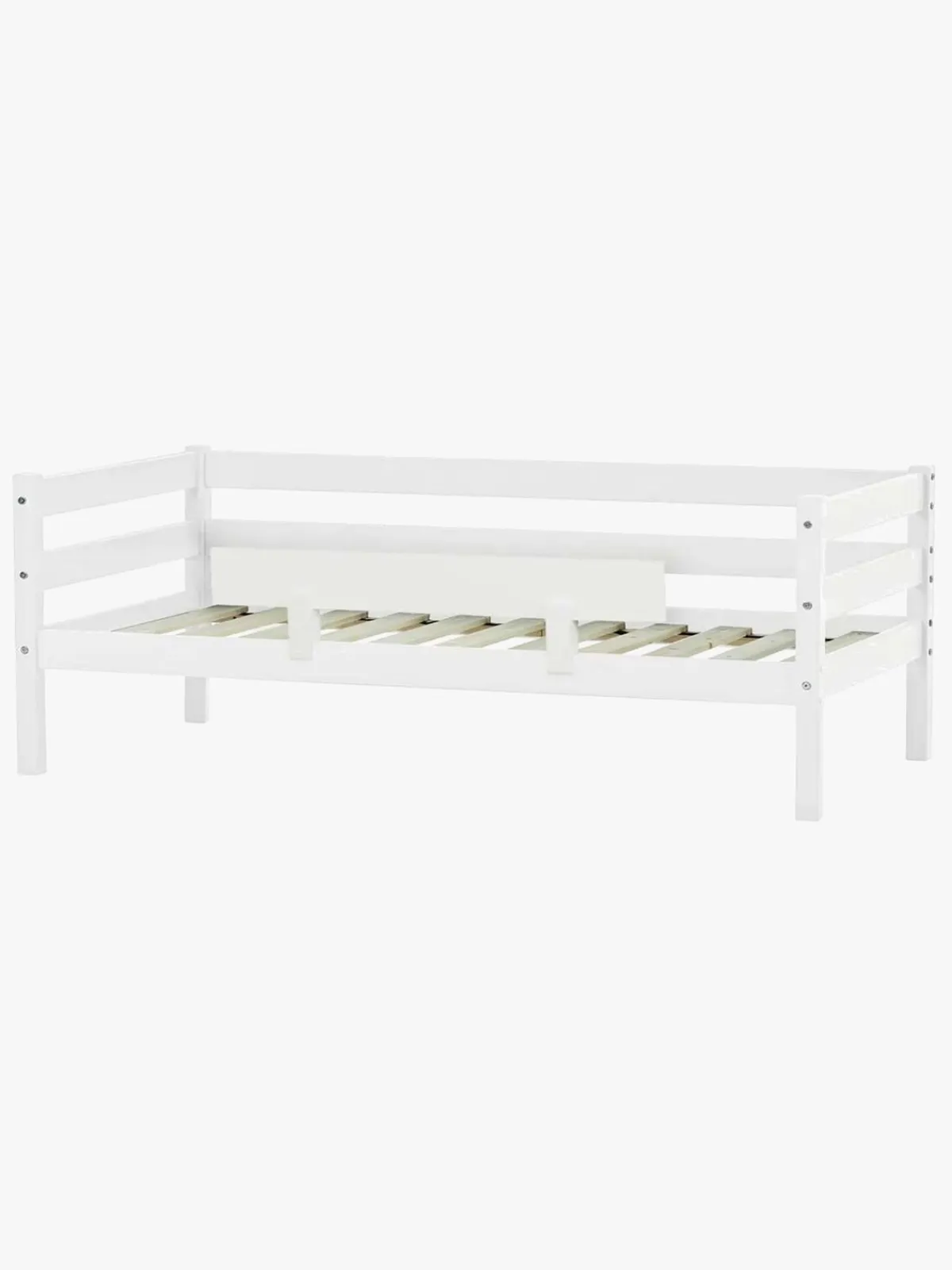 Børn Hoppekids Børnesenge & Tilbehør-ECO Comfort Enkeltseng med Sengehest 70x160, Hvid