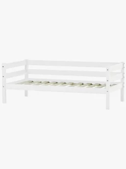 Børn Hoppekids Børnesenge & Tilbehør-ECO Comfort Enkeltseng med Sengehest 70x160, Hvid