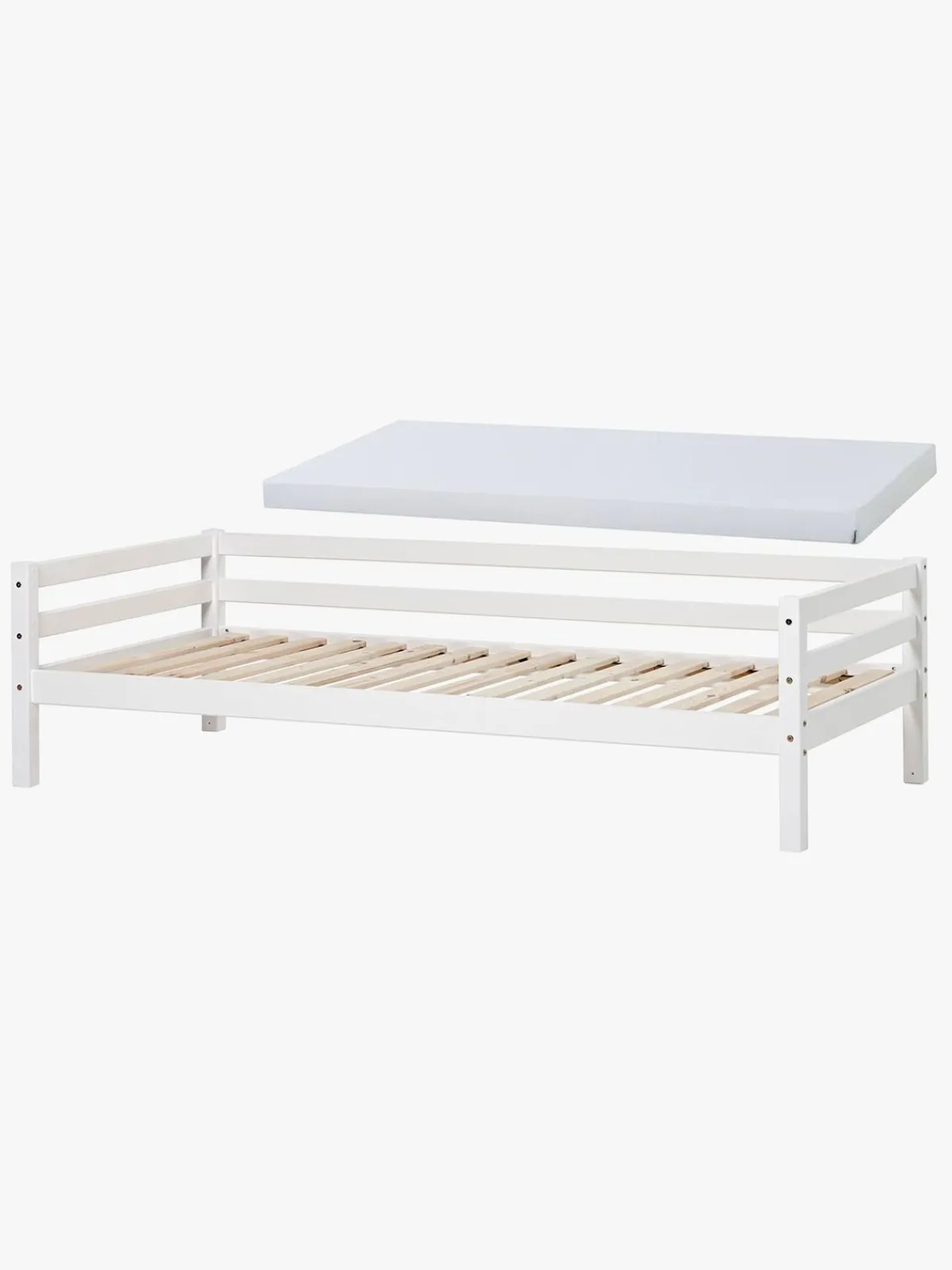 Børn Hoppekids ECO Dream Juniorseng med Skummadras 90x200, Hvid