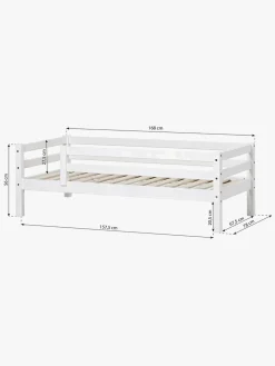 Børn Hoppekids ECO Dream Juniorseng med Sengehest 70x160, Hvid