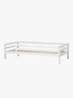 Børnesenge & Tilbehør|Hoppekids ECO Dream Juniorseng med Sengehest 90x200, Hvid