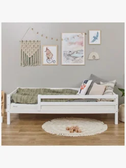 Børnesenge & Tilbehør|Hoppekids ECO Dream Juniorseng med Sengehest 90x200, Hvid