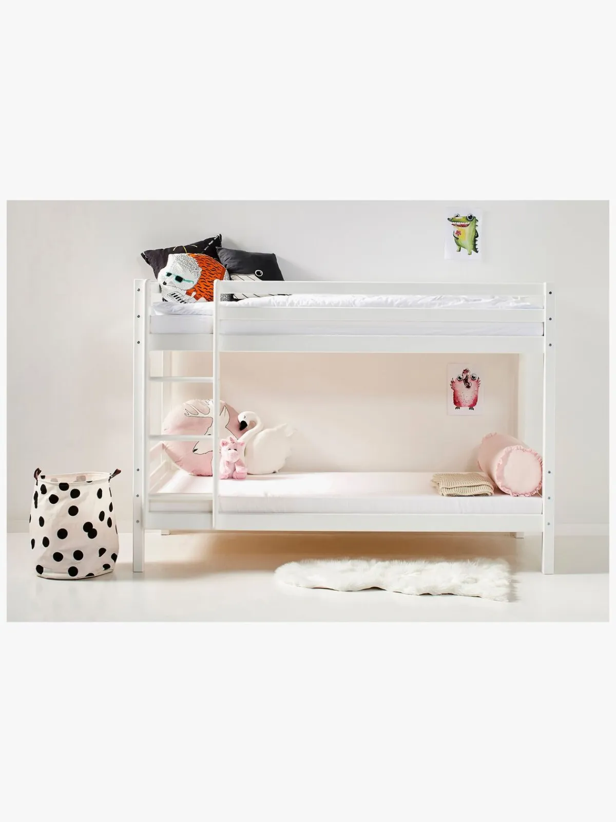 Børn Hoppekids Køjeseng ECO Dream 90x200, Hvid
