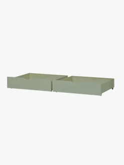 Børnesenge & Tilbehør|Hoppekids Sengeskuffe ECO Comfort 2-pak, Pale Green Grøn