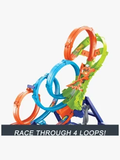 HotWheels Hot Wheels Action 4-Loop Crash Out Racerbane
