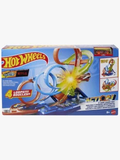 HotWheels Hot Wheels Action 4-Loop Crash Out Racerbane