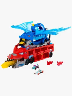 HotWheels Legetøjsbiler & -Fartøjer-Hot Wheels City Ultimate Dual Dragon Hauler Lastbil