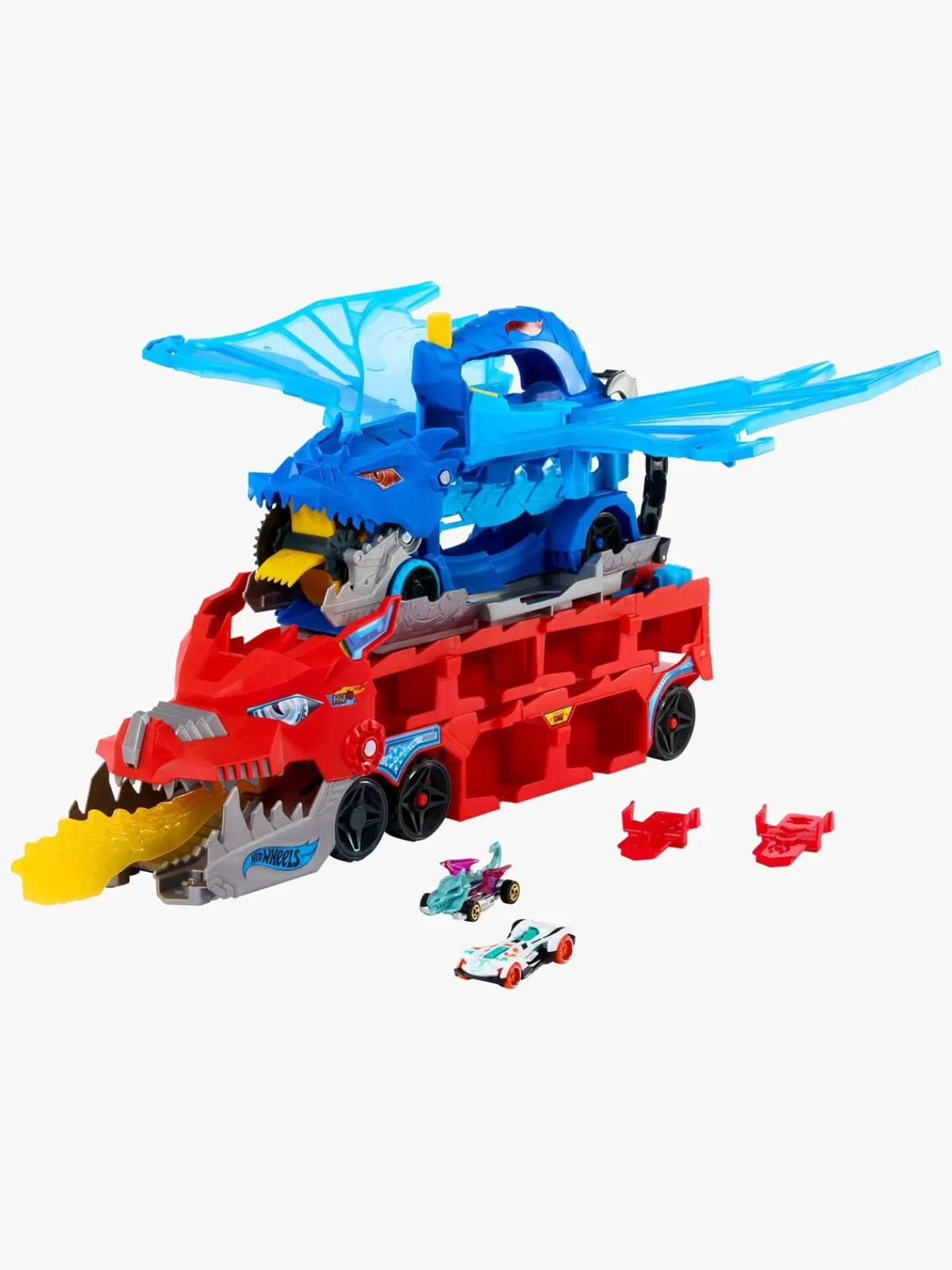 HotWheels Legetøjsbiler & -Fartøjer-Hot Wheels City Ultimate Dual Dragon Hauler Lastbil
