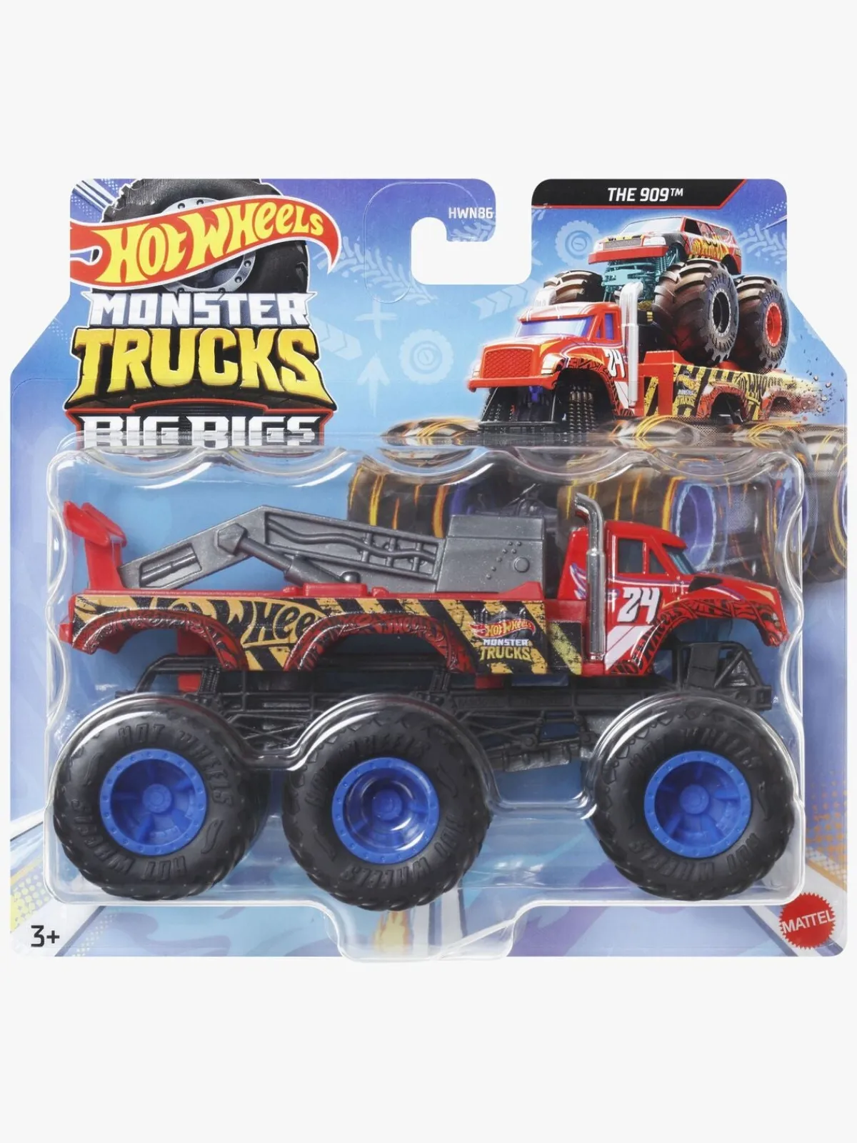 Legetøjsbiler & -Fartøjer|HotWheels Hot Wheels Monster Trucks Big Rigs Bjærgningsbil Blandet Udvalg