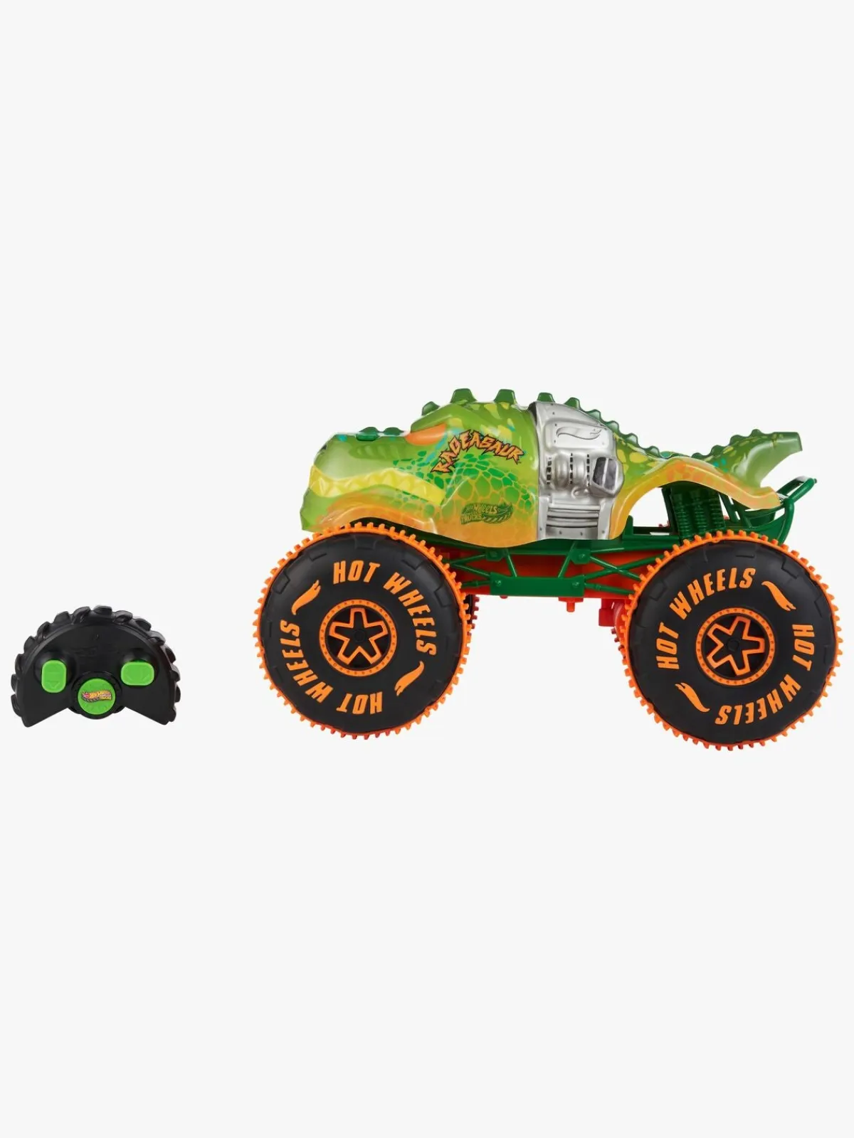 Fjernstyret|HotWheels Hot Wheels Monster Trucks Dino Fjernstyret Bil 1:15