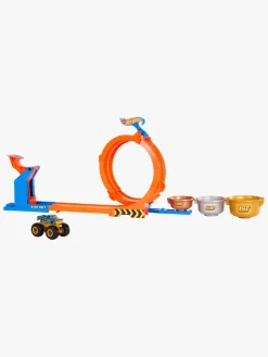 HotWheels Legetøjsbiler & -Fartøjer-Hot Wheels Monstertruck Loop & Flip Trophy Challange Racerbane