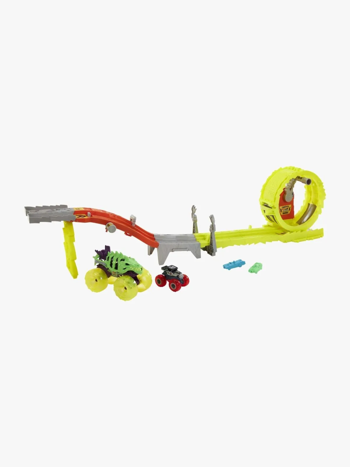 Legetøjsbiler & -Fartøjer|HotWheels Hot Wheels Power Smashers Race & Chase Legesæt
