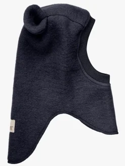 Børn Huttelihut Elefanthue i Uld, Dark Navy