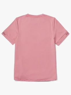 Hyperfied Jersey Knot Logo Top, Blush