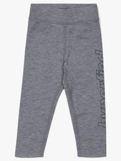 Hyperfied Jersey Logo Tights, Grey Melange