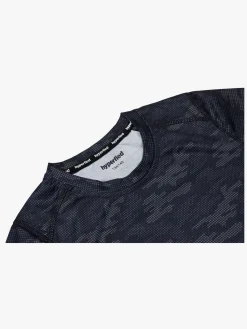 Hyperfied Sportstøj-Logo T-Shirt, Grey Camo