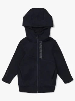 Børn Hyperfied Mesh Zipped Hoodie, Anthracite