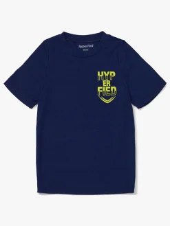 Hyperfied Sportstøj-Neo Logo T-Shirt, Medieval Blue