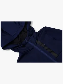 Børn Hyperfied Overdele-Scuba Zipped Hoodie, Medieval Blue