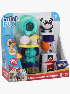 Infinifun Babylegetøj-Sensorisk Stack'N Tumble Akrobater