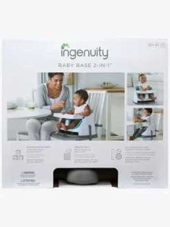 Ingenuity Baby Base 2-in-1 Sæde, Grey