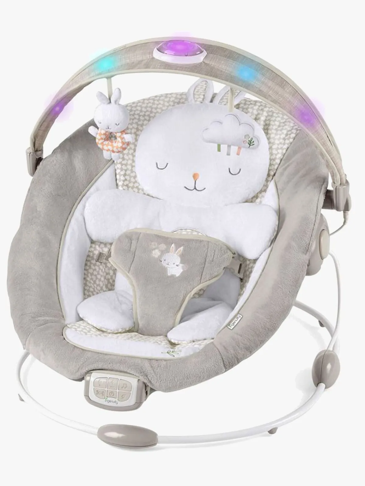 Ingenuity InLighten Skråstol Twinkle Tails, Grey