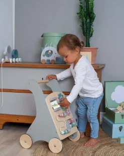 Legetøj Til Børn På 0-10 År|Babylegetøj|JaBaDaBaDo Aktivitetsvogn Grå/Beige/Flerfarvet
