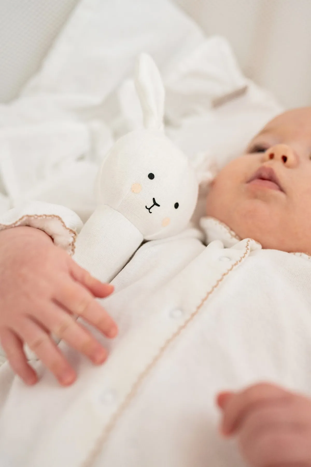 JaBaDaBaDo Bunny Tæppe Gavesæt, Hvid