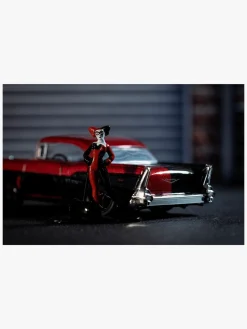 JadaToys Jada Toys DC Comics Bil med Figur Harley Quinn & 1957 Chevy Bel Air 1:32