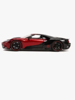 Legetøjsbiler & -Fartøjer|Legetøjsfigurer|JadaToys Jada Toys Spider-Man Bil med Figur Miles Morales 2017 Ford GT 1:2 Sort
