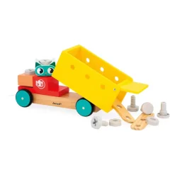 Trælegetøj|Janod Brico'Kids Pull Along DIY Lastbil 14 Dele