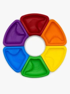 Jellystone Designs Babylegetøj-Farvehjul Bidering, Rainbow