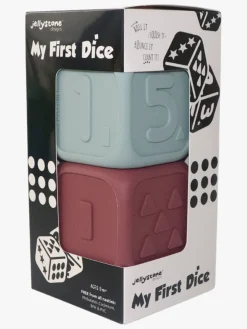 Jellystone Designs Babylegetøj-My First Dice Bidelegetøj, Honey Oatmeal